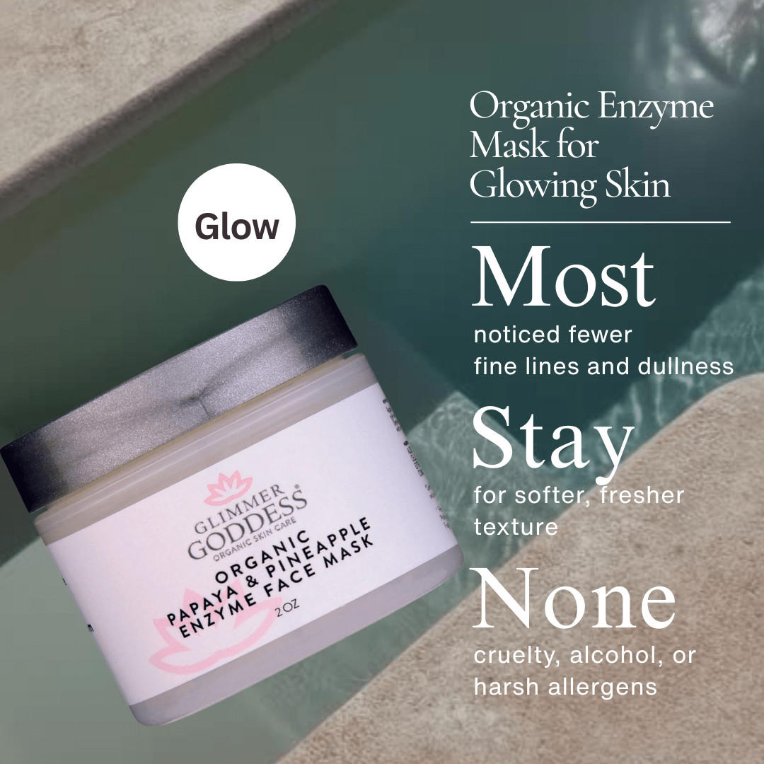 Organic Papaya & Pineapple Enzyme Face Mask – Gentle Exfoliating Treatment