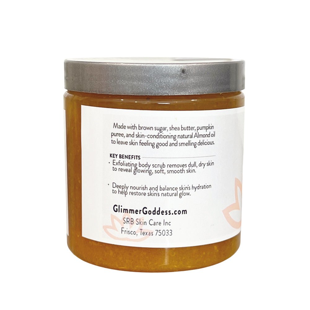 Organic Pumpkin Shea Sugar Body Scrub – Fall Exfoliator for Glowing Skin