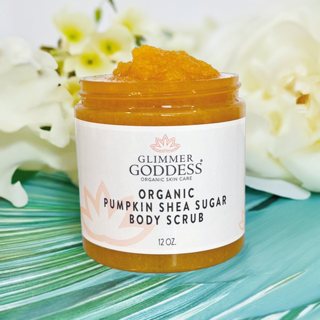 Organic Pumpkin Shea Sugar Body Scrub – Fall Exfoliator for Glowing Skin