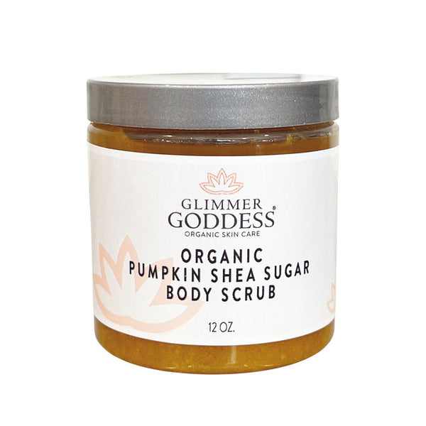Organic Pumpkin Shea Sugar Body Scrub – Fall Exfoliator for Glowing Skin