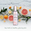 Organic rose water facial toner for pore tightening and pH balancing, alcohol-free formula