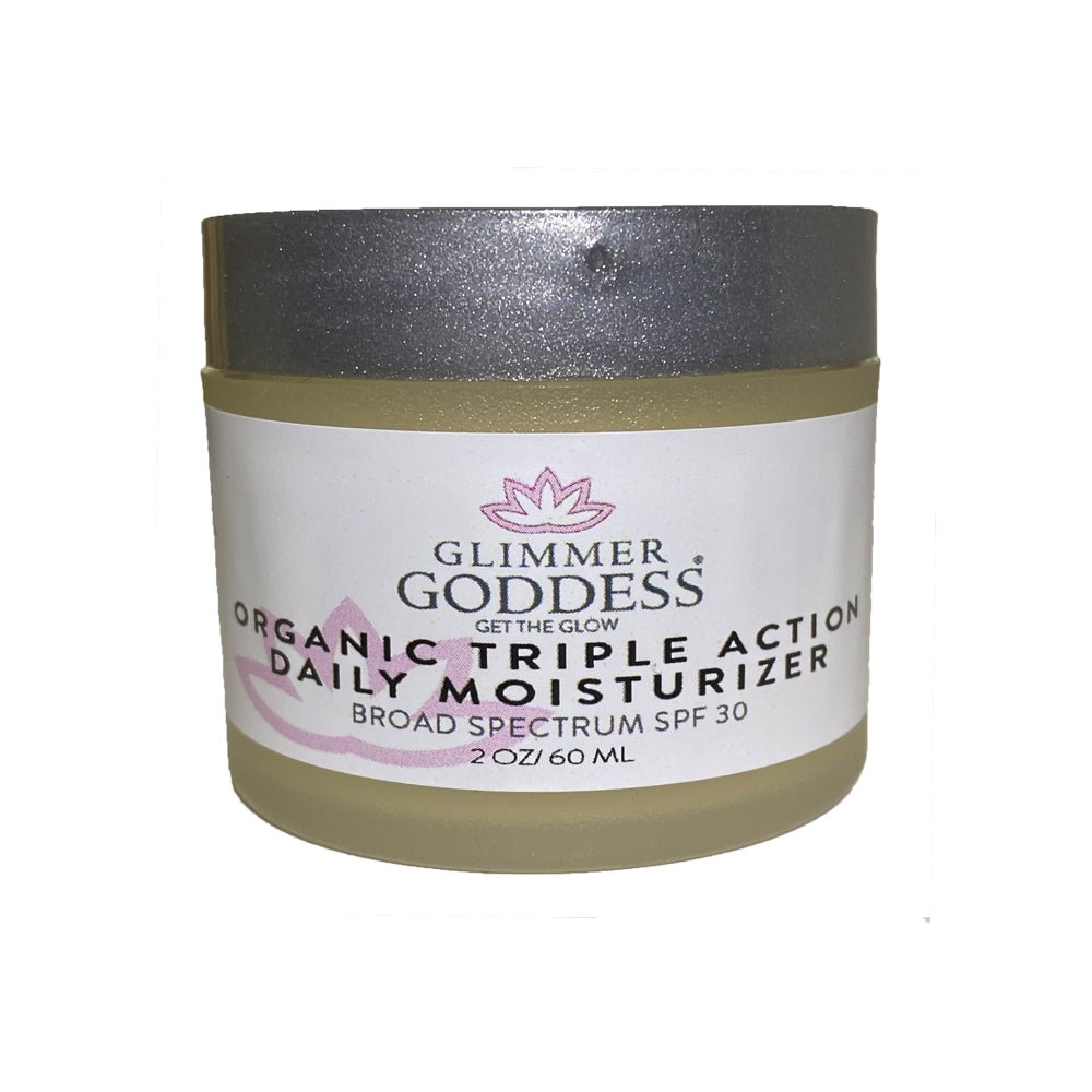 Complete organic anti-aging morning and evening skin care routine in TSA-approved travel sizes