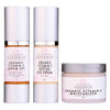 Glimmer Goddess 3-Step Vitamin C Anti-Aging Kit – organic brightening skincare set for dark spots and uneven skin tone