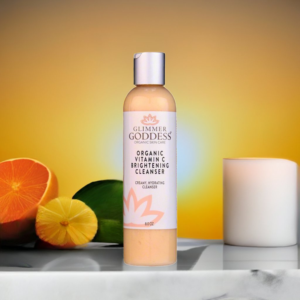 Organic vitamin C skin brightening cleanser – vegan and cruelty-free face wash