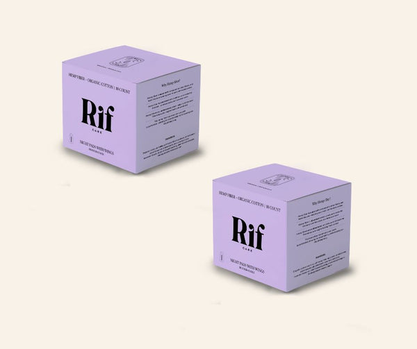 Organic Long Pads with Wings - Night pads