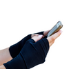 Remedywear TENCEL zinc fingerless gloves for adult wrist and palm eczema relief