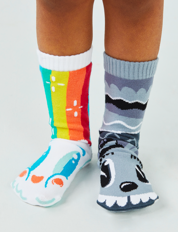 RAINBOWFACE & MR. GRAY MATCHY MISMATCHY SOCKS SET