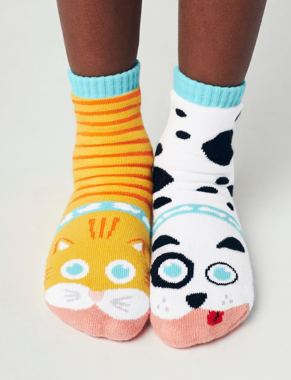 CAT & DOG MATCHY MISMATCHY SOCKS GIFT SET