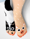 ADULT COW & PIG SOCKS