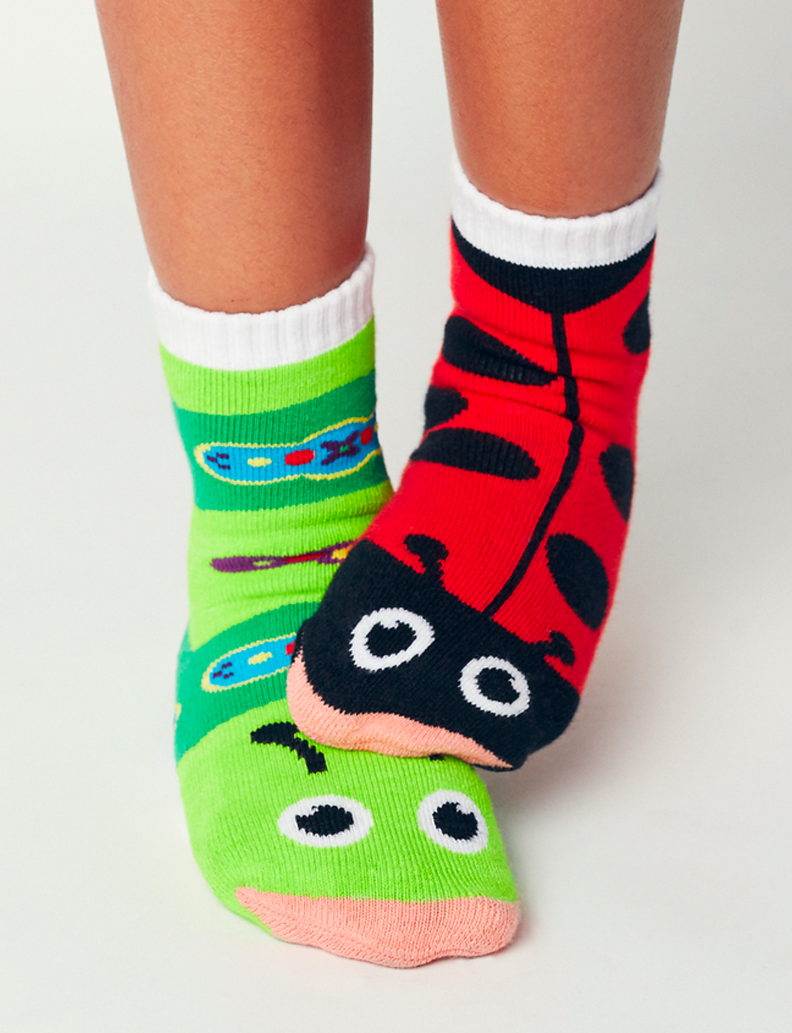 LADYBUG & CATERPILLAR MATCHY MISMATCHY SOCKS SET