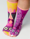 Add a touch of whimsy to your day with our Owl and Mouse mismatched socks. These soft and comfortable socks are perfect for anyone who loves animals and fun.