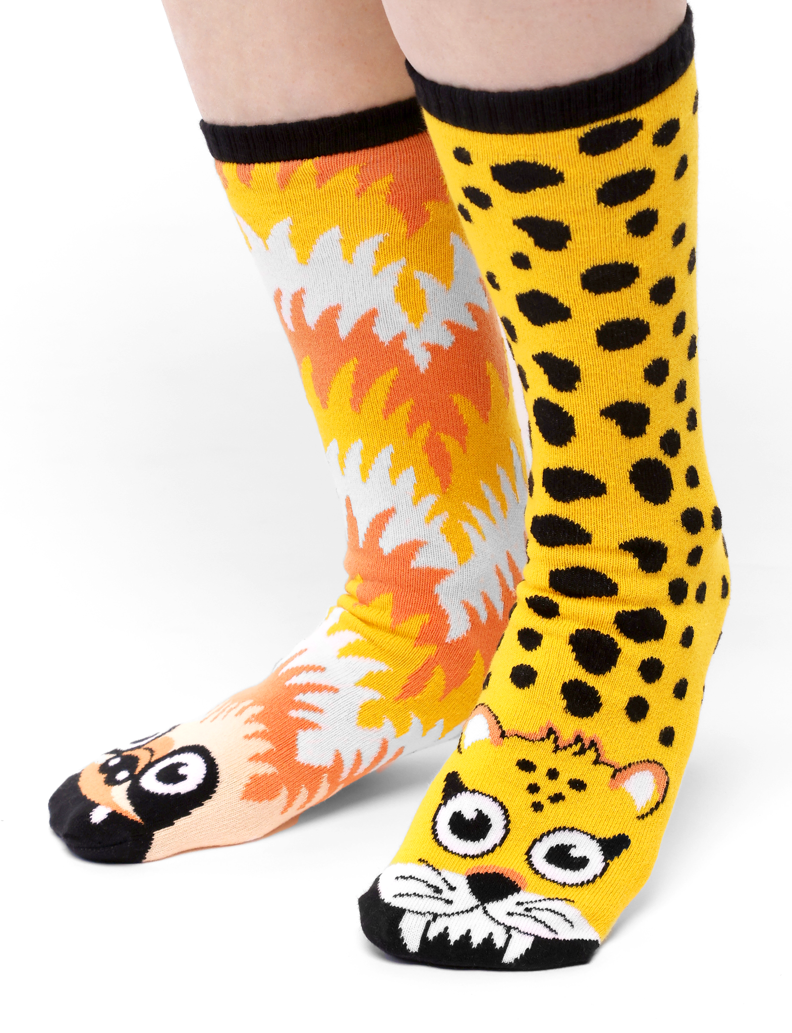 ADULT SLOTH & CHEETAH SOCKS