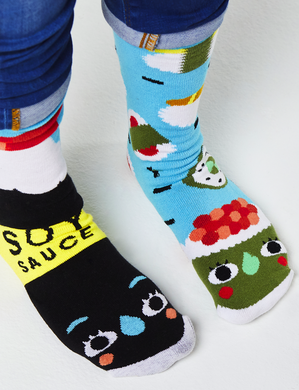 ADULT SUSHI & SOY SAUCE SOCKS