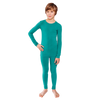 Child wearing Remedywear eczema top and pants set in a soft, form-fitting design