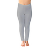 Remedywear kids eczema long pants in grey showing reversible design and stretchy legging-style fit