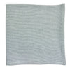 Textured gray fabric square on a white background