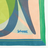 Colorful abstract patterned fabric with 'Wrapper' branding.