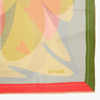 Colorful fabric with abstract patterns and 'Whaoo' branding on a white background