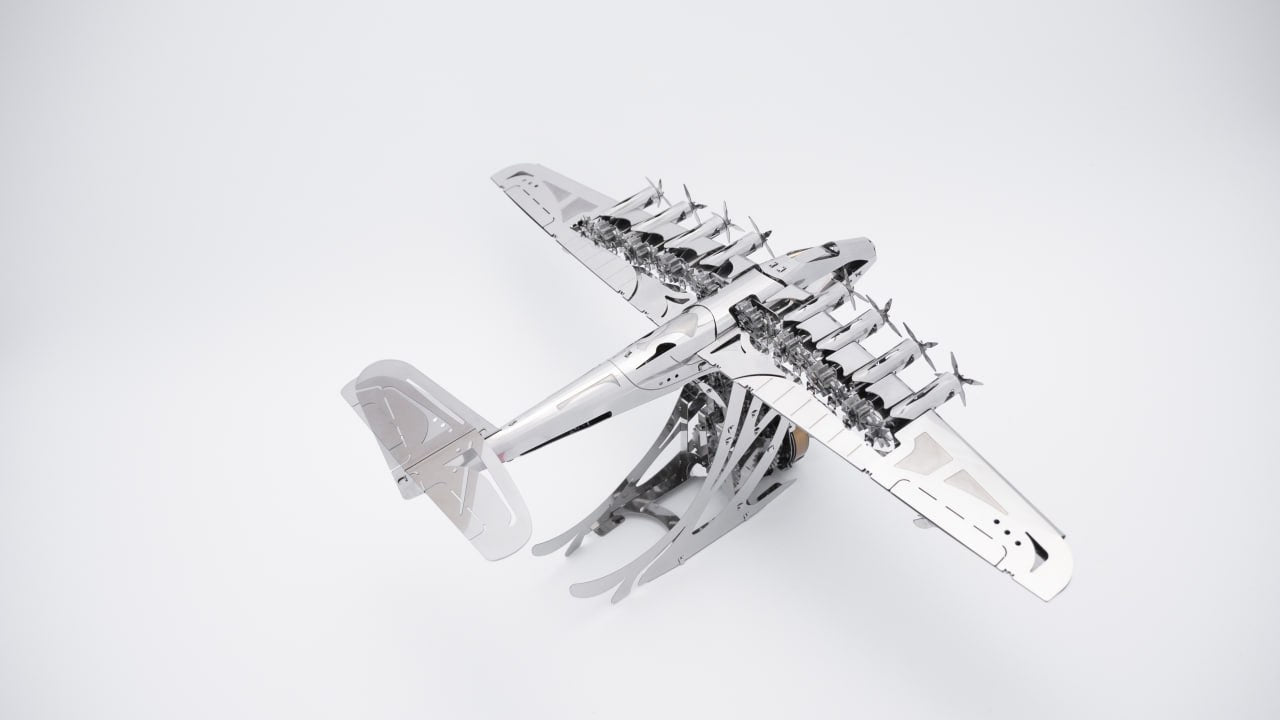 Celestial Hercules Spruce Goose Metal Model Kit - Stainless Steel