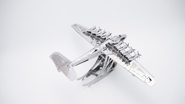 Celestial Hercules Spruce Goose Metal Model Kit - Stainless Steel