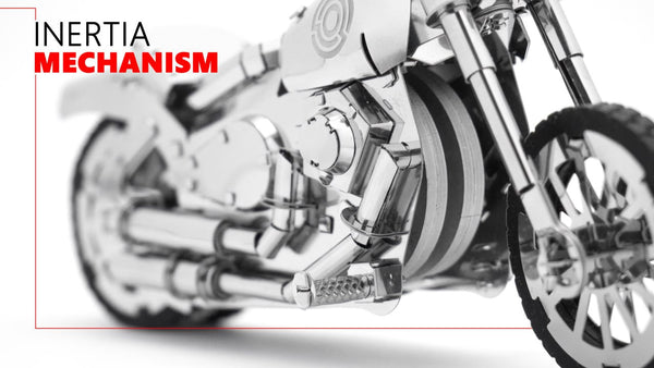 Roadway Fantasy Harley Motorcycle mechanical model kit detail view