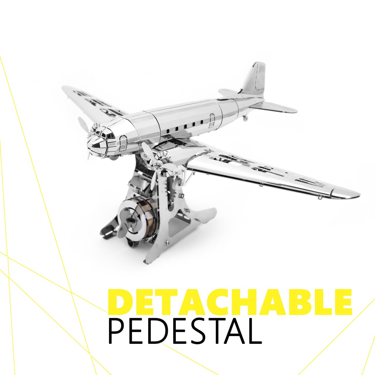 Douglas DC-3 Mechanical Model Kit - Metal Time Workshop