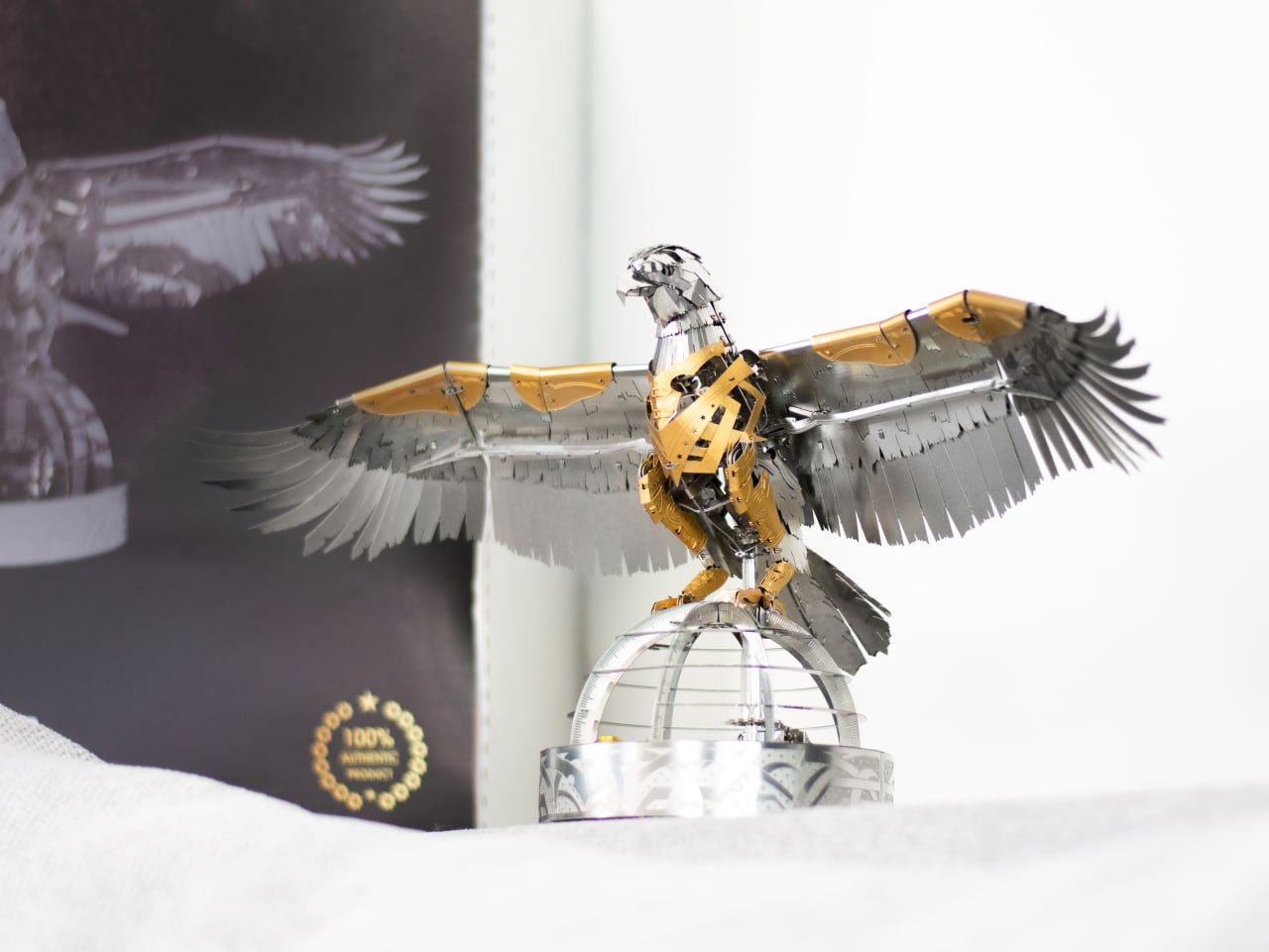 Unity Wings Golden Armor Mechanical Eagle Model Kit