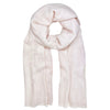 Light pink scarf on a white background