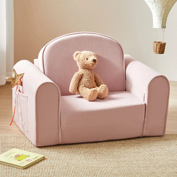 Tiny Land® GentleSnug Kids Foldable Sofa Chair – Sage