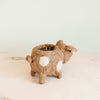 LIKHÂ coco coir pig planter — eco-friendly gift idea for plant lovers