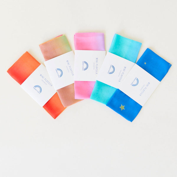 Sarah's Silks Mini Enchanted Playsilk Set displayed for children's imaginative play