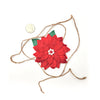 Reusable Poinsettia Gift Bow