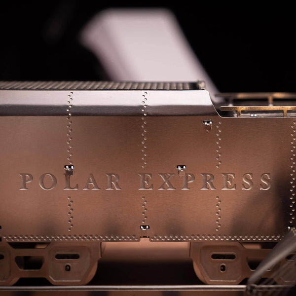 POLAR STEEL Mechanical Steam Train Model Building Kit