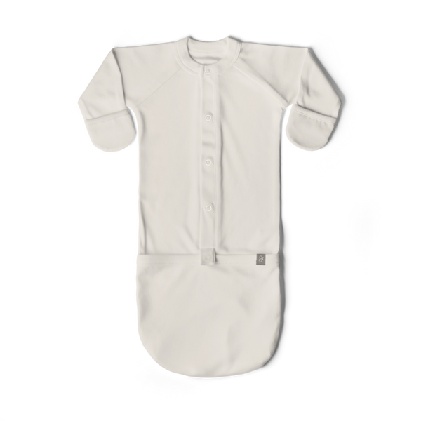 White baby onesie on a transparent background