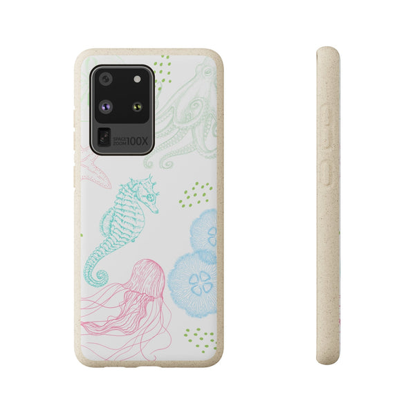 Protect your phone & planet with the Pastel Coast Biodegradable Case! Made with plants & biodegrades in 160 days. Sleek design, multiple colors & wireless charging friendly. Shop now & join the eco-movement!