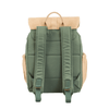 Prithi Pack Backpack with cotton and jute blend lid and metal clip closure