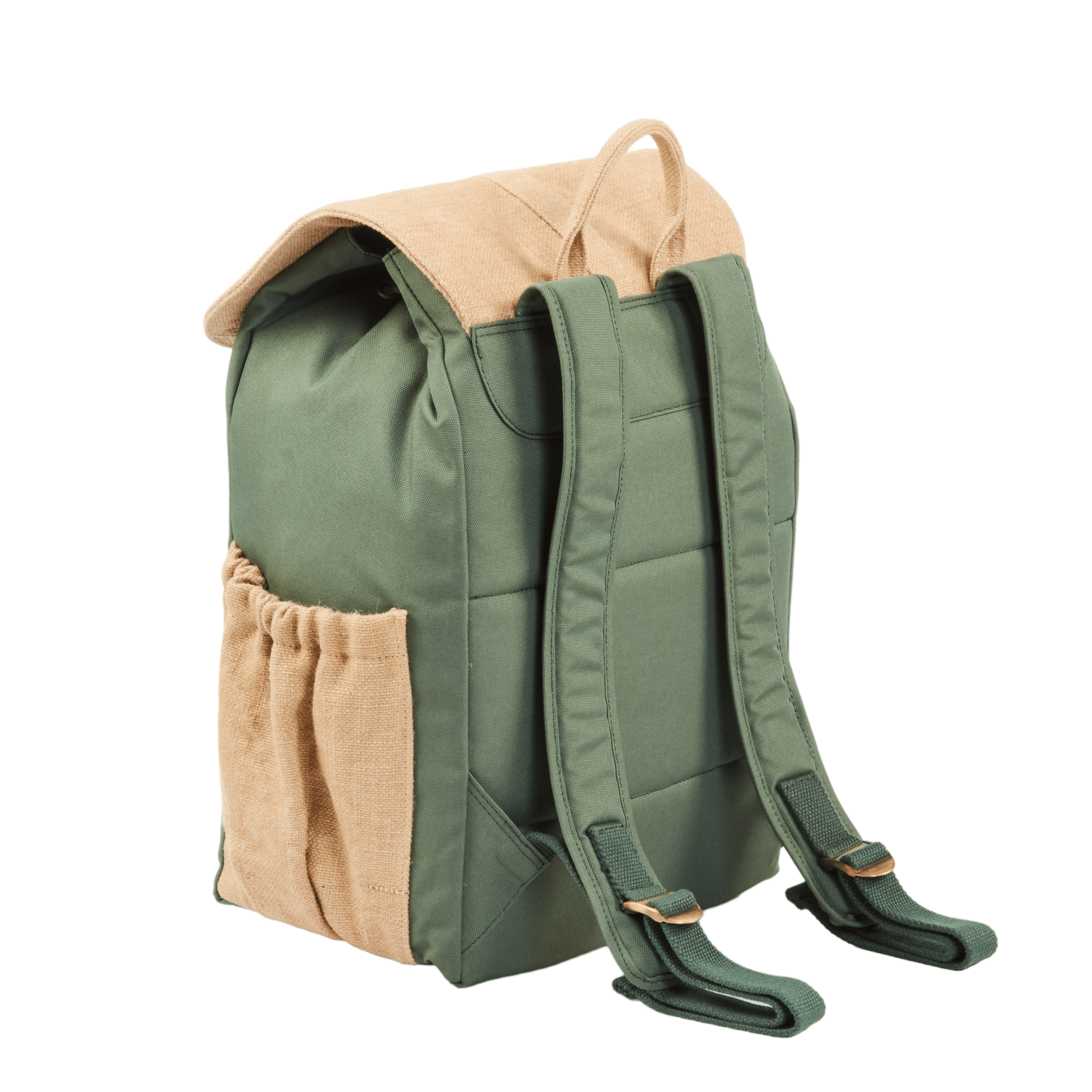 Prithi Pack Backpack interior showing padded laptop sleeve and main compartment