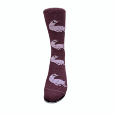 Discover our fun Pronk & Play Alpaca Socks, featuring a cheerful design for adults and kids. Made with a soft alpaca blend, these USA-designed socks are comfortable and durable. Shop now and add a little joy to your step.