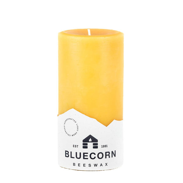 Pure Beeswax Pillar Candles – 100% Natural Cotton Wick, Handmade in Colorado