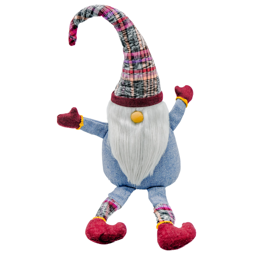 Eco-Friendly Giant Sitting Holiday Gnome