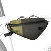 Rockbros 0.7L eco-friendly bike frame triangle bag with shoulder strap in black