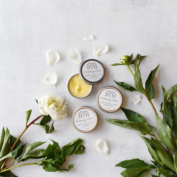 Nourish & heal dry hands, cuticles, elbows & more! Organic Eucalyptus & Mint Salve - Intense moisture, soothing scent, handcrafted with love. Shop sustainable skincare now!