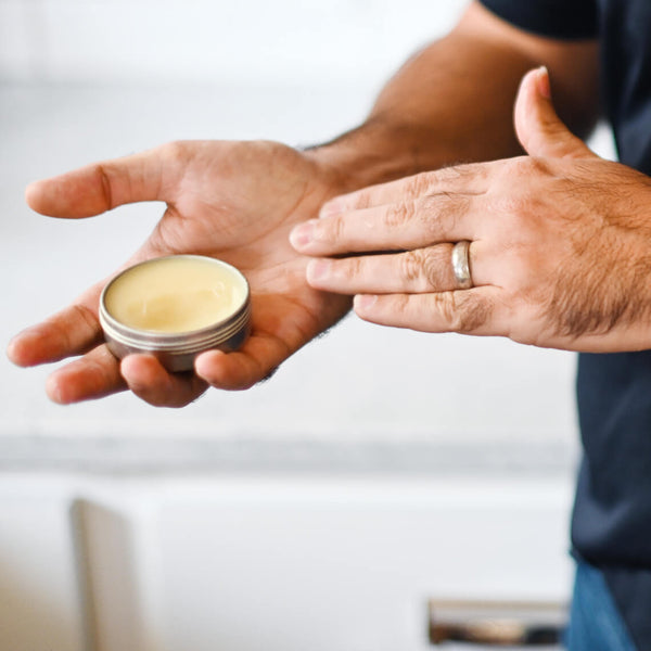 Discover the revitalizing power of our Lemongrass Hand & Cuticle Salve. Nourish and protect your hands with this organic, invigorating blend. Experience softer, smoother skin with every application.