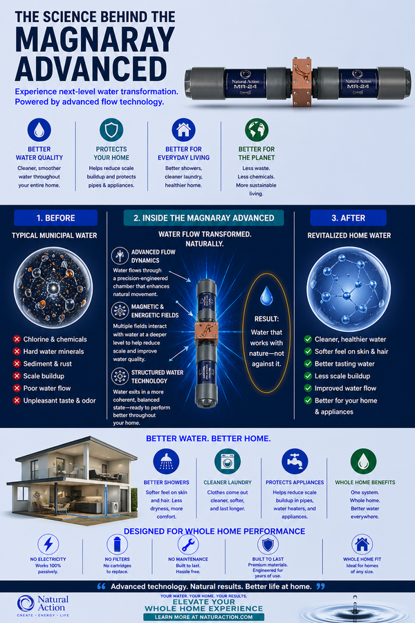 Science behind the MagnaRay Advanced vortex and magnetic water conditioning system
