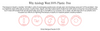 Axiology's commitment to plastic-free beauty products with text and icons on a white background.