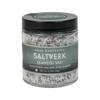 Jar of Saltverk Seaweed Salt on a white background