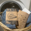 Sheet Happens eco laundry detergent sheets – plastic-free and plant-based, 64 loads per pack