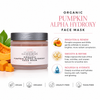 Organic Pumpkin AHA Face Mask – Exfoliating Treatment for Brighter, Smoother Skin