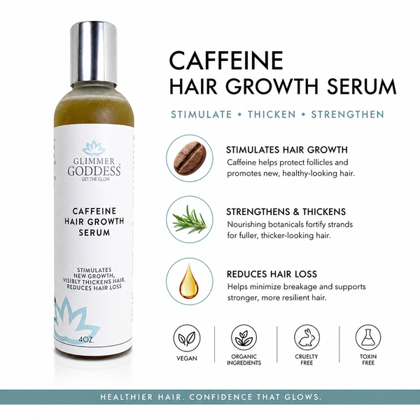 Organic Caffeine Hair Growth Serum | Scalp Treatment for Thinning Hair