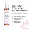Organic Vitamin C Facial Toner – Pore Tightening & Brightening Astringent